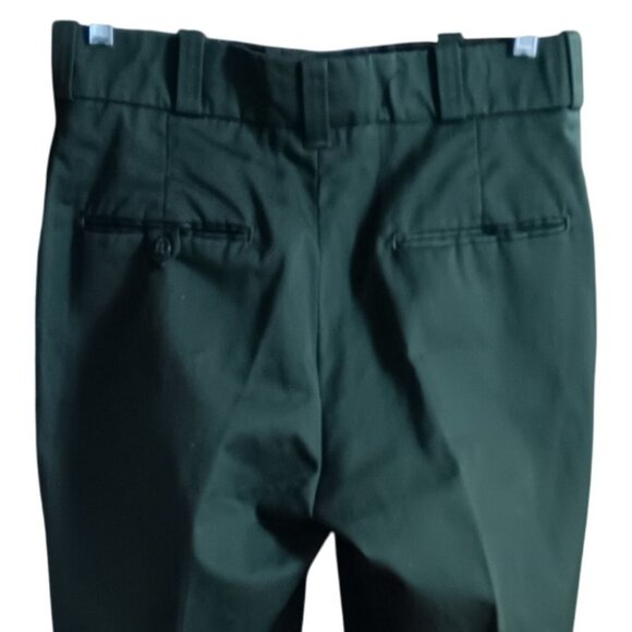 31x30 Vintage Men;s Work Pants Trousers VF Solutions Dark Green 1990's - Picture 4 of 5